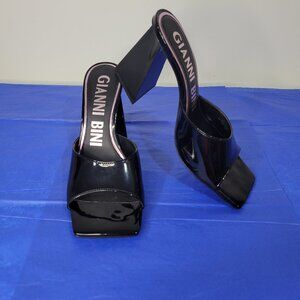Gianni Bini Patent Leather Mule Heels- Like Barbie!